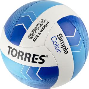 Купить Мяч волейбольный Torres Simple Color любительский р.5 в Белёве 